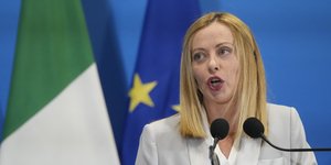 Η Ιταλίδα πρωθυπουργός, Τζόρτζια Μελόνι
