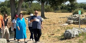 Αυτοψία της Υπουργού Πολιτισμού στον αρχαιολογικό χώρο του Ηραίου