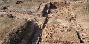 Νότιος χώρος της παλαίστρας και νοτιοδυτικό συγκρότημα