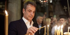 Κυριάκος Μητσοτάκης εκκλησία