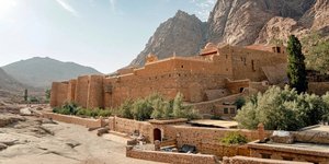 The historic Saint Catherine's Monastery