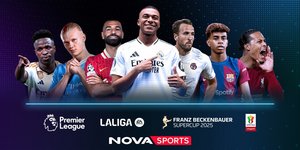 Novasports: Ποδοσφαιρική πανδαισία με φιλικά Λάτσιο – Ατρόμητος & Άρης – Asteras Aktor, σέντρα στην Premier League και Μάντσεστερ Σίτι – Άρσεναλ, LaLiga, Super Cup Στουτγκάρδη – Μπάγερν και Coppa Italia με Μίλαν - Μπάρι!