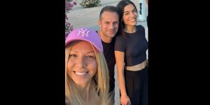 Η Αλεξάνδρα Νικολαΐδου με τον Ντέμη Νικολαΐδη και την κόρη του, Μελίνα