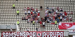 Οπαδοί της Σαμσουνσπόρ στο ΟΑΚΑ