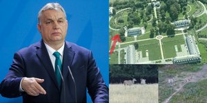O Ούγγρος πρωθυπουργός Βίκτορ Όρμπαν και το κτήμα με τις ζέβρες και τις αντιλόπες