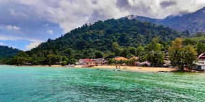 Χωριό στο νησί Pulau Tioman της Μαλαισίας