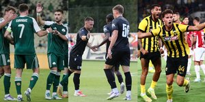 οι υποψήφιοι αντίπαλοι Παναθηναϊκού, ΠΑΟΚ και ΑΕΚ