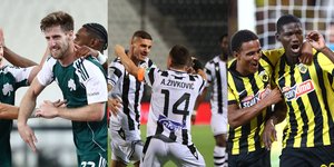 Παναθηναϊκός, ΠΑΟΚ και ΑΕΚ