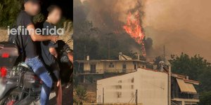 Οι δύο νεαροί που συνελήφθησαν για τη φωτιά στα Συχαινά Πάτρας