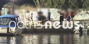 Μηχανάκι κατέληξε στο λιμάνι του Παλουκίου