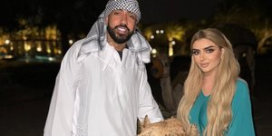 Ο ράπερ French Montana με την πριγκίπισσα του Ντουμπάι Μάχρα 