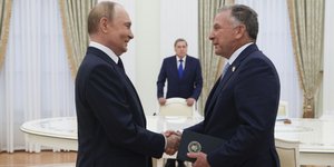 Ο Βλάντιμιρ Πούτιν με τον Στιβ Γουίτκοφ