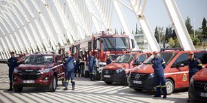 Η Πυροσβεστική παρέλαβε 59 νέα οχήματα