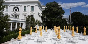 Ο ανακαινισμένος Rose Garden στον Λευκό Οίκο