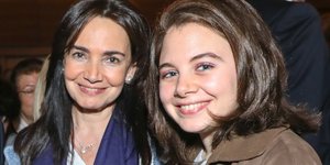 Η Λένα Σαμαρά με τη μητέρα της 