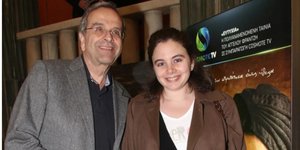 Ο Αντώνης Σαμαράς με την κόρη του Λένα