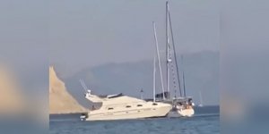 Το γιοτ που παρέσυρε ιστιοφόρα στην Κέρκυρα