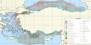 Η Τουρκία εξέδωσε χάρτη για τα θαλάσσια πάρκα στο Αιγαίο