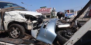 Φωτό από το τροχαίο στην Αγία Παρασκευή
