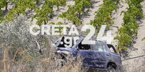 Ηλικιωμένος έχασε τον έλεγχο του αυτοκινήτου και κατέληξε στον γκρεμό στο Ηράκλειο Κρήτης