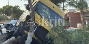 Το φορτηγό που παρέσυρε τον άτυχο πεζό