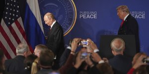 Οι πρόεδροι ΗΠΑ και Ρωσίας, Ντόναλντ Τραμπ και Βλαντίμιρ Πούτιν