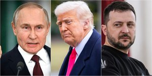 Βλαντίμιρ Πούτιν, Ντόναλντ Τραμπ & Βολόντιμιρ Ζελένσκι