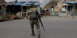 Ουκρανός στρατιώτης στην Περιφέρεια Ντνιπροπετρόφσκ 