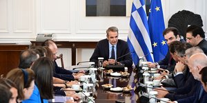 Κυριάκος Μητσοτάκης στο υπουργικό συμβούλιο