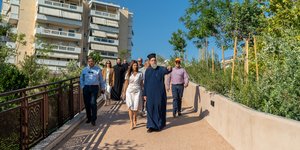 Επίσκεψη της Υπουργού Παιδείας Σοφίας Ζαχαράκη στο «Ιωνικό Κέντρο» της Ι.Μ. Νέας Ιωνίας