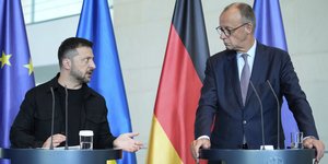 Βολοντίμιρ Ζελένσκι και Φρίντριχ Μερτς