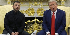 Ο Ζελένσκι με τον Τραμπ στον Λευκό Οίκο