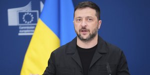 Ο Ουκρανός πρόεδρος, Βολοντίμιρ Ζελένσκι