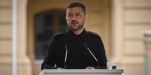 Ο πρόεδρος της Ουκρανίας Βολοντιμίρ Ζελένσκι 