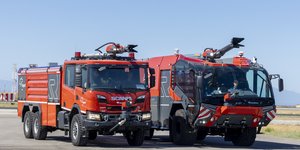 Μεταξύ των νέων πυροσβεστικών οχημάτων και το πανίσχυρο Rosenbauer Panther 6X6, το πρώτο στο είδος του που διατίθεται σε αεροδρόμιο υπό τη διαχείριση της Fraport Greece