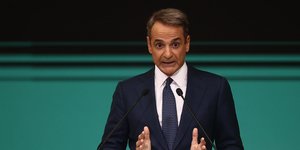 Ο Κυριάκος Μητσοτάκης στην 89η ΔΕΘ