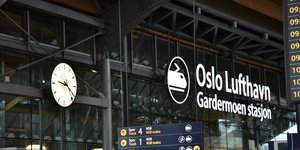 To αεροδρόμιο του Οσλο 