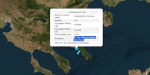 Σεισμός 4,8 Ρίχτερ στο Άγιο Όρος