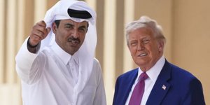 Τραμπ δείπνησε με τον πρωθυπουργό αλ Θάνι