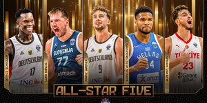 Η καλύτερη πεντάδα του Eurobasket 2025