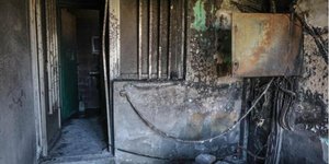 Φωτιά στο γήπεδο του ΕΓΟΗ στην Αμμουδαρά Ηρακλείου