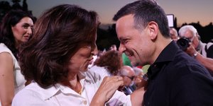 Άννα Διαμαντοπούλου και Χάρης Δούκας