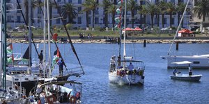 Ο διεθνής στολίσκος "Global Sumud Flotilla"