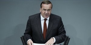 Ο υπουργός Άμυνας της Γερμανίας, Μπόρις Πιστόριους