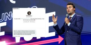 To μήνυμα διαλόγου του Τσάρλι Κερκ σε αναλυτή του CNN, μια μέρα πριν δολοφονηθεί