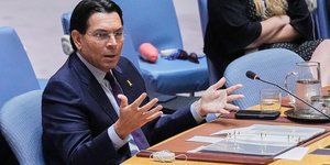 Ο Μόνιμος Αντιπρόσωπος του Ισραήλ στον ΟΗΕ, πρέσβης Ντάνι Ντανόν
