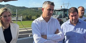 Χρίστος Δήμας και Α. Ευθυμίου στα Γρεβενά
