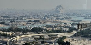 Εικόνα από την επίθεση του Ισραήλ στη Ντόχα του Κατάρ