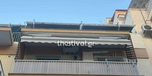 Πολυκατοικία που έγινε αδελφοκτονία στη Θεσσαλονίκη