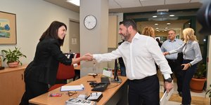 Ο Νίκος Χαρδαλιάς στην Ηλιούπολη